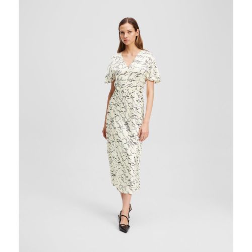 Satin Dress, , , Taille: X38 - Karl Lagerfeld - Modalova
