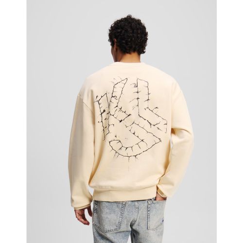 Sweat-shirt Avec Monogramme Shibori, , , Taille: L - Karl Lagerfeld - Modalova