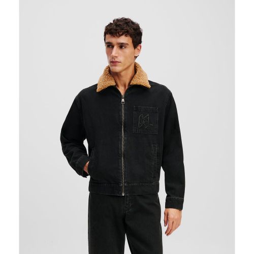 Veste En Jean Kl Monogram, , , Taille: L - Karl Lagerfeld - Modalova