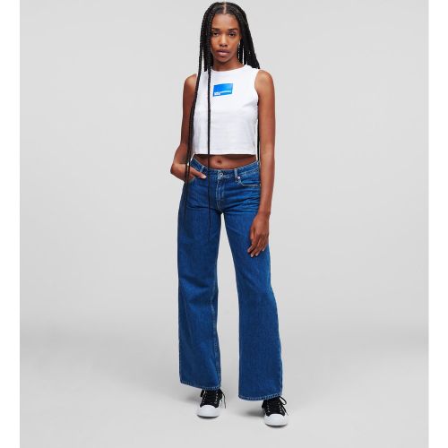 Jean Décontracté Taille Mi-haute, , BLEU MOYEN DÉLAVÉ, Taille: 25 - KL Jeans - Modalova