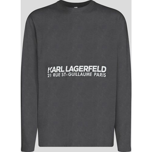 T-shirt Rue St-guillaume À Manches Longues, , , Taille: XL - Karl Lagerfeld - Modalova