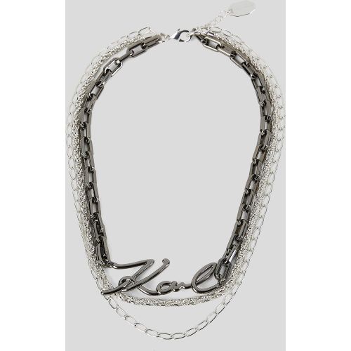 Collier Chaîne À Plusieurs Rangs K/signature, , /, Taille: One size - Karl Lagerfeld - Modalova