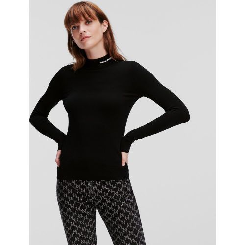 Pull À Col Roulé Avec Logo, , , Taille: L - Karl Lagerfeld - Modalova