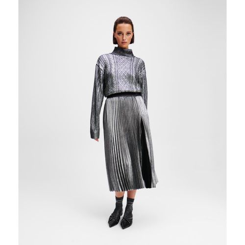Jupe Plissée Effet Métallisé, , , Taille: 34 - Karl Lagerfeld - Modalova