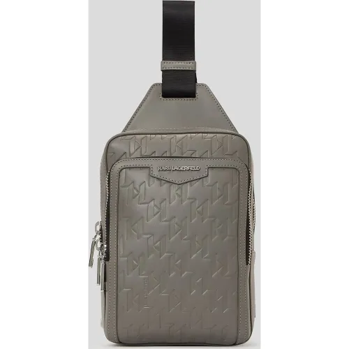 Sac Bandoulière En Cuir K/loom, , , Taille: One size - Karl Lagerfeld - Modalova