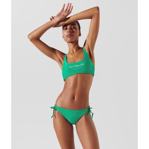 Haut De Bikini Bandeau Hotel Karl, , À la menthe profonde, Taille: XXS - Karl Lagerfeld - Modalova