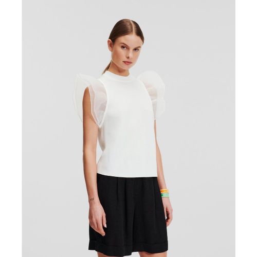 Haut À Manches Bouffantes, , , Taille: L - Karl Lagerfeld - Modalova