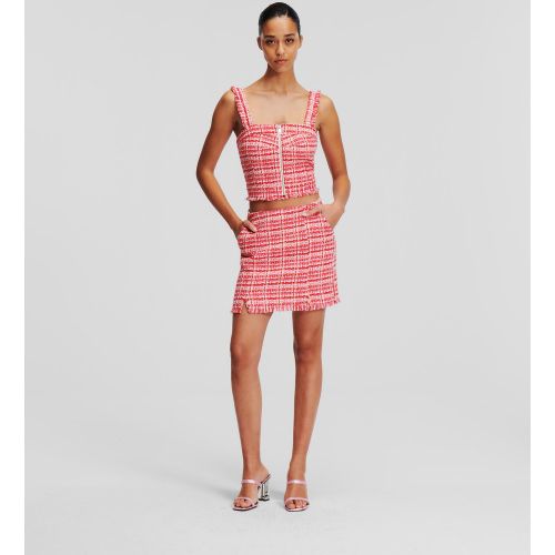 Mini-jupe En Bouclé, , / , Taille: 34 - Karl Lagerfeld - Modalova