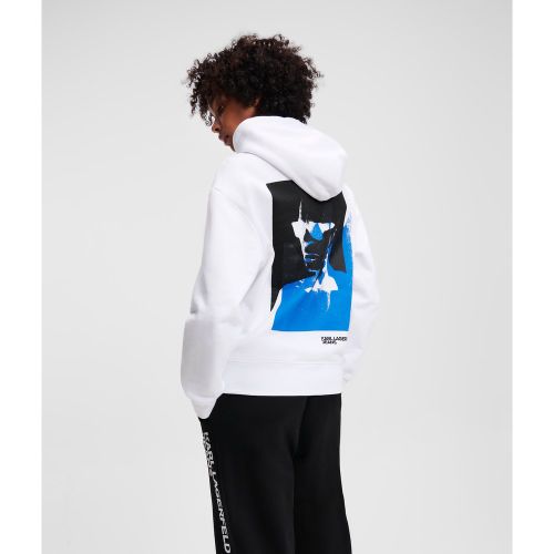 Sweat À Capuche Détendu À L'effigie De Karl, , , Taille: L - Karl Lagerfeld - Modalova