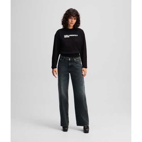 Jean Décontracté Taille Mi-haute, , , Taille: W24 L30 - Karl Lagerfeld - Modalova