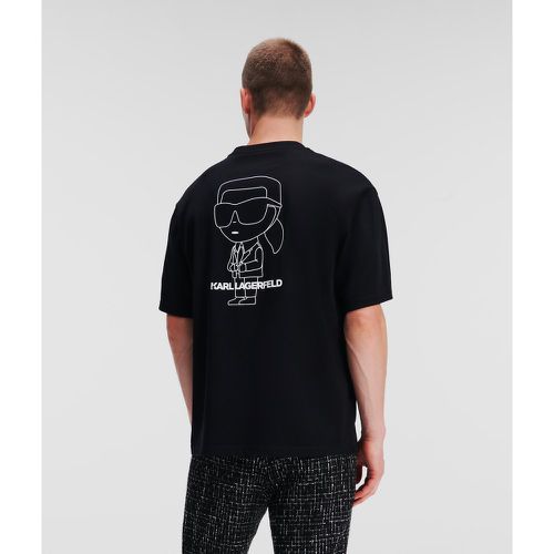 T-shirt À Contour Ikon Karl, , , Taille: XXL - Karl Lagerfeld - Modalova