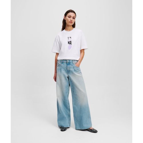 Jean Plissé Coupe Large, , , Taille: L24 - Karl Lagerfeld - Modalova