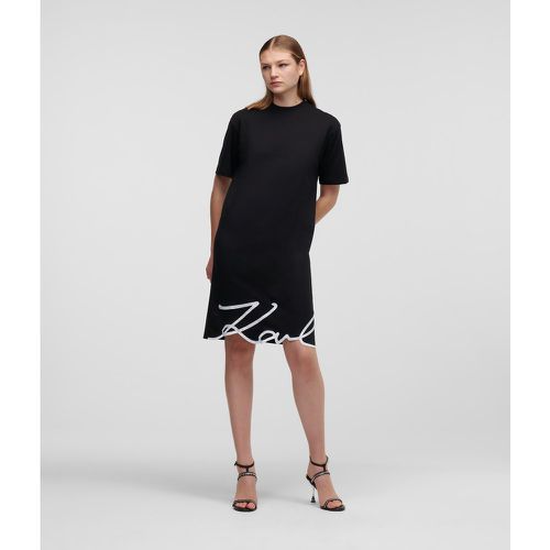 Robe T-shirt À Ourlet Karl Signature, , , Taille: XXS - Karl Lagerfeld - Modalova