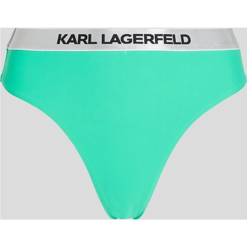 Bas De Bikini Taille Haute Avec Logo Karl, , , Taille: XL - Karl Lagerfeld - Modalova