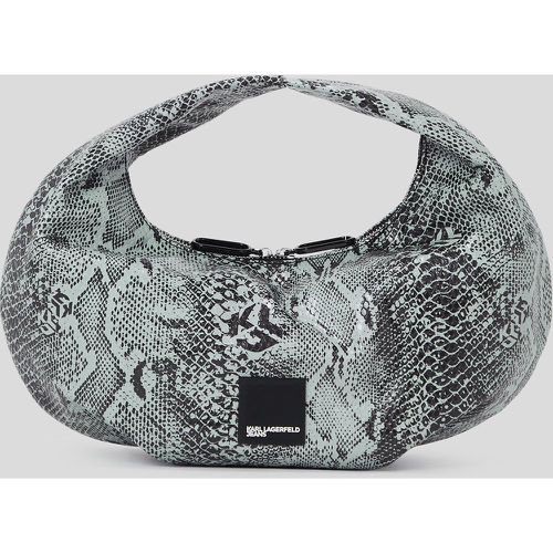 Sac Besace Effet Peau De Serpent Klj, , , Taille: X00 - KL Jeans - Modalova