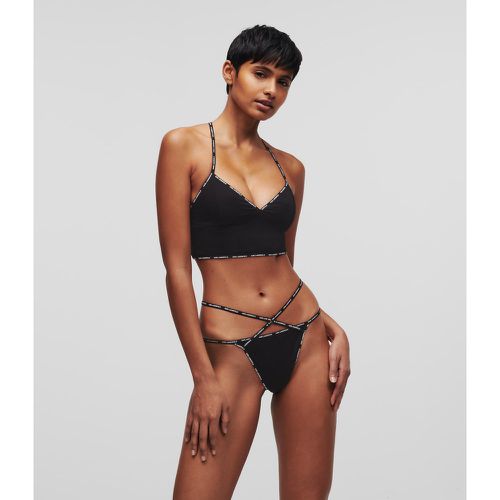 Bralette Longue Avec Logo Mini, , , Taille: XL - Karl Lagerfeld - Modalova