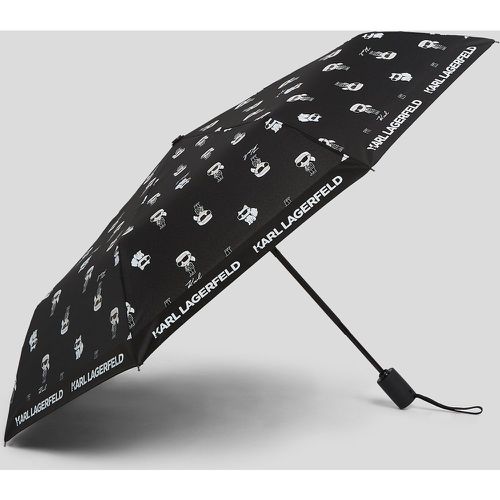 Parapluie Imprimé K/ikonik Façon All-over, , , Taille: X00 - Karl Lagerfeld - Modalova