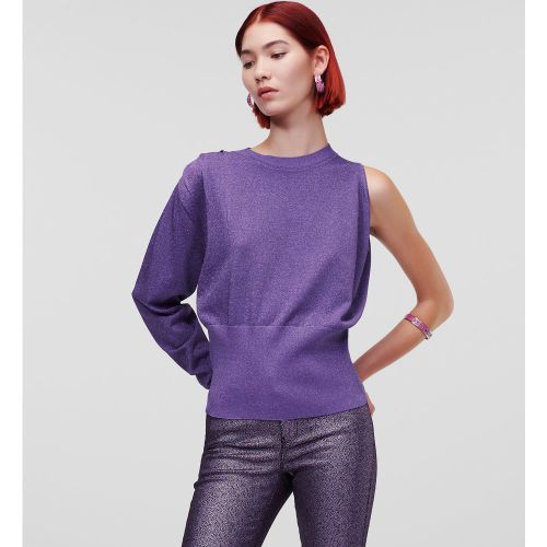 Pull Asymétrique Irisé, , -, Taille: L - Karl Lagerfeld - Modalova