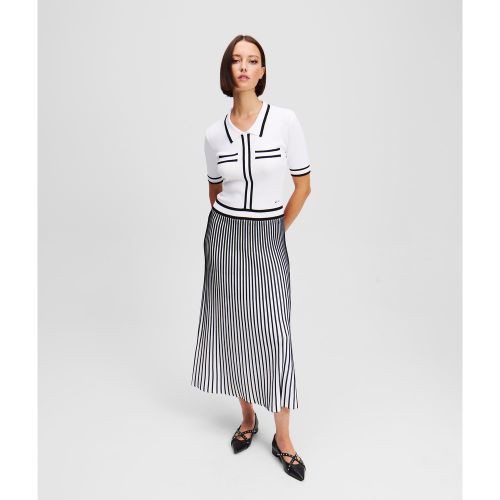 Robe En Tricot Plissée Karl Essential, , /, Taille: L - Karl Lagerfeld - Modalova