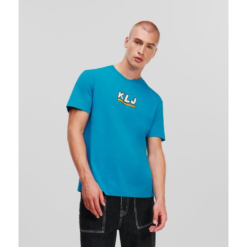 T-shirt Inspiration Skate Klj, , MER DES CARAÏBES, Taille: XM - Karl Lagerfeld - Modalova