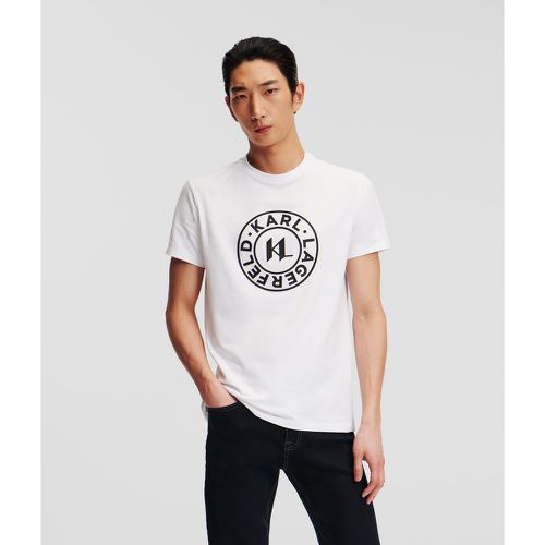 T-shirt Avec Logo Rond, , , Taille: LXL - Karl Lagerfeld - Modalova
