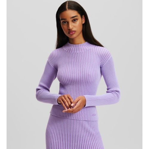Pull À Col Montant En Métallisé, , /, Taille: XL - Karl Lagerfeld - Modalova