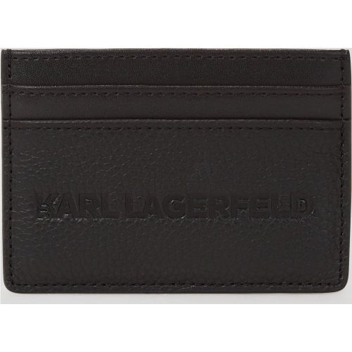 Porte-cartes K/essential En Cuir, , , Taille: One size - Karl Lagerfeld - Modalova
