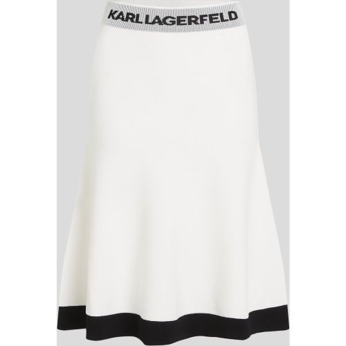 Jupe En Tricot Évasée, , , Taille: L - Karl Lagerfeld - Modalova