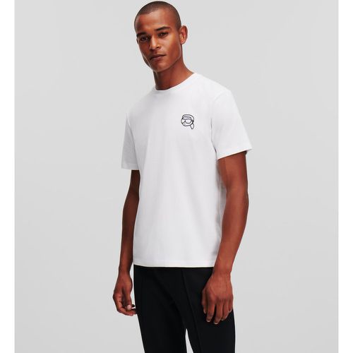 T-shirt Avec Empiècement Métallisé K/ikonik, , , Taille: XS - Karl Lagerfeld - Modalova