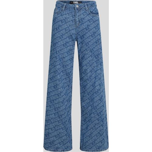 Jean Large À Logo, , , Taille: 24 - Karl Lagerfeld - Modalova