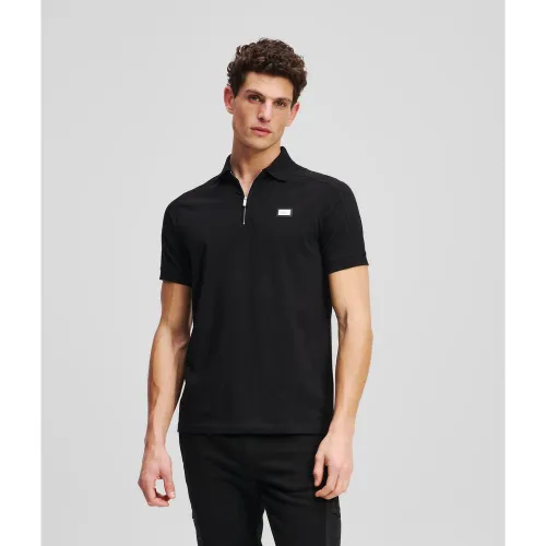 Polo Avec Fermeture À Glissière, , , Taille: L - Karl Lagerfeld - Modalova