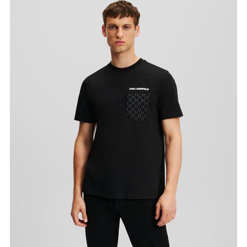 T-shirt À Poche Kl Monogram, , , Taille: XL - Karl Lagerfeld - Modalova