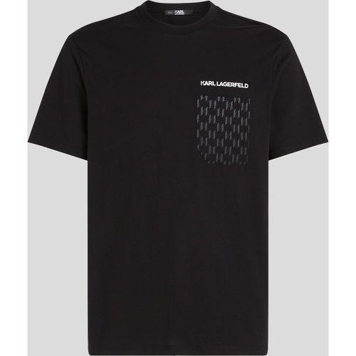 T-shirt À Poche Kl Monogram, , , Taille: XS - Karl Lagerfeld - Modalova