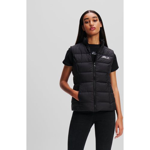 Gilet Matelassé Karl Signature, , , Taille: X38 - Karl Lagerfeld - Modalova