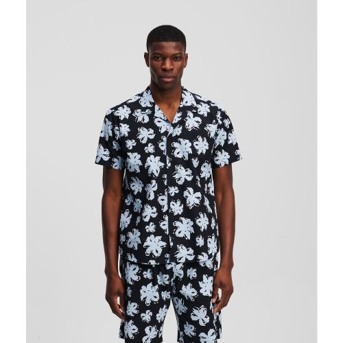 Chemise À Imprimé Floral Intégral, , , Taille: L - Karl Lagerfeld - Modalova