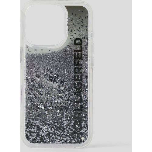 Coque Pailletée Ornée Du Logo Pour Iphone 16 Pro, , , Taille: One size - Karl Lagerfeld - Modalova