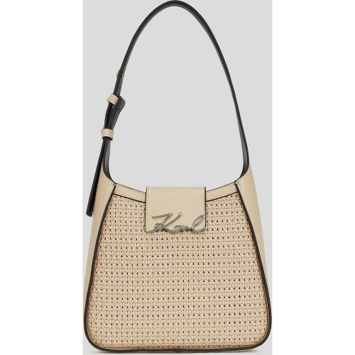K/signature Woven Hobo Bag, , , Taille: X00 - Karl Lagerfeld - Modalova
