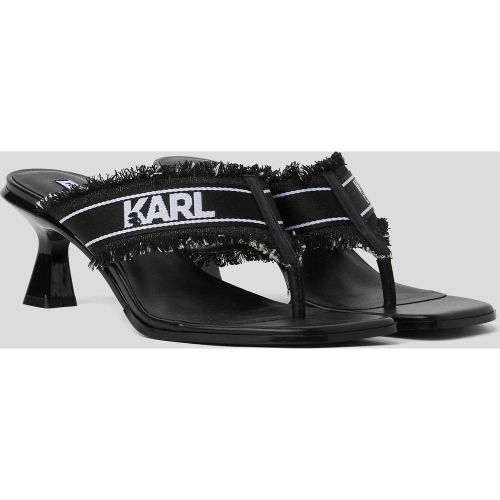 Sandales À Talons En Denim Panache Ii, , , Taille: 35 - Karl Lagerfeld - Modalova