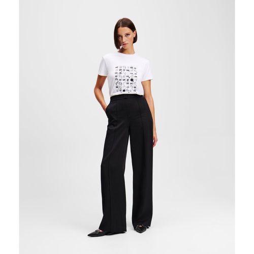 Pantalon Coupe Droite, , , Taille: X38 - Karl Lagerfeld - Modalova