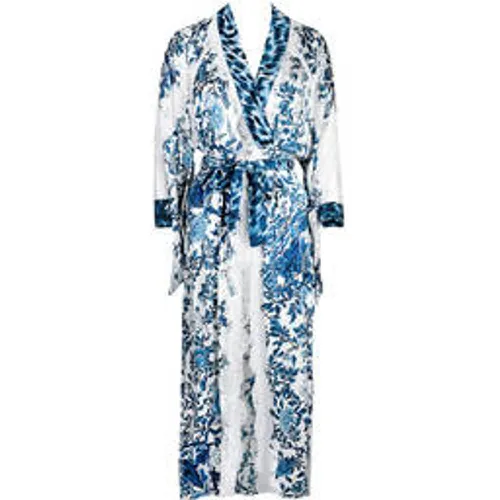 Kimono long en soie Taylor - MARJOLAINE - Modalova