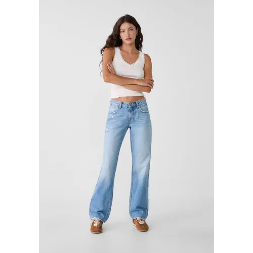 Jean regular taille basse 32 - Stradivarius - Modalova