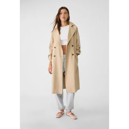 Trench long et fluide L - Stradivarius - Modalova