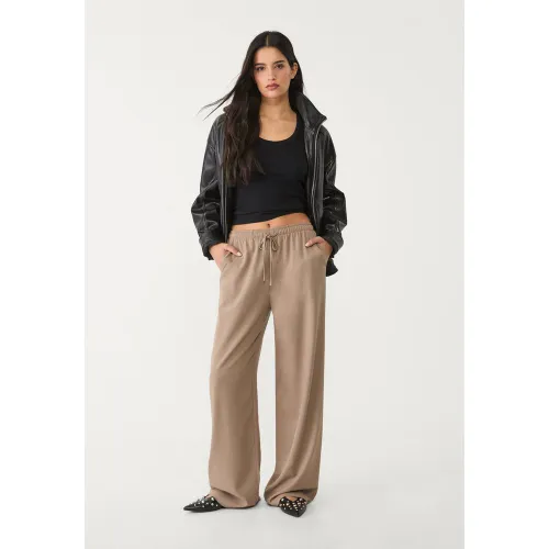 Pantalon habillé fluide XS - Stradivarius - Modalova