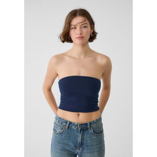 Stradivarius Top bandeau Marine XS - Stradivarius - Modalova