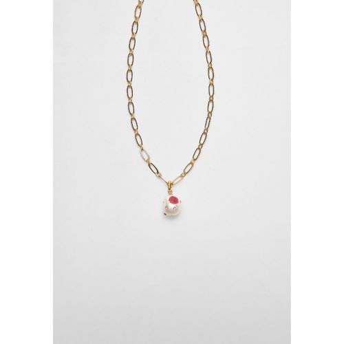 Collier perle et rose SAFSAFU OS - Stradivarius - Modalova