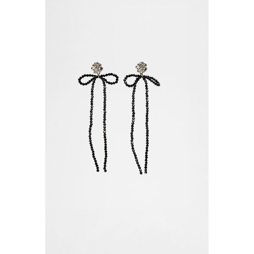 Boucles d’oreilles nœud et rose OS - Stradivarius - Modalova