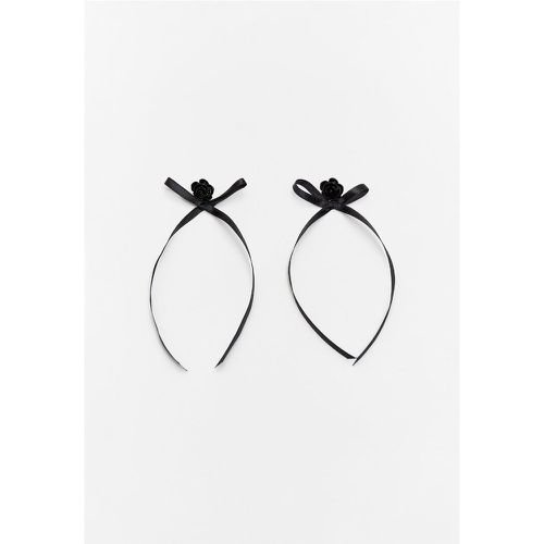 Boucles d’oreilles nœud rose OS - Stradivarius - Modalova