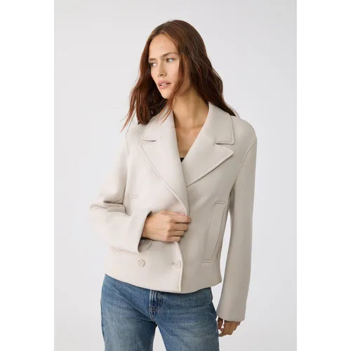 Manteau court croisé XL - Stradivarius - Modalova