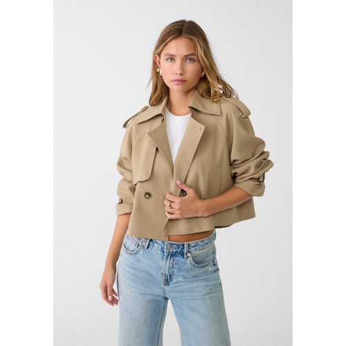 Trench court fluide habillé M - Stradivarius - Modalova