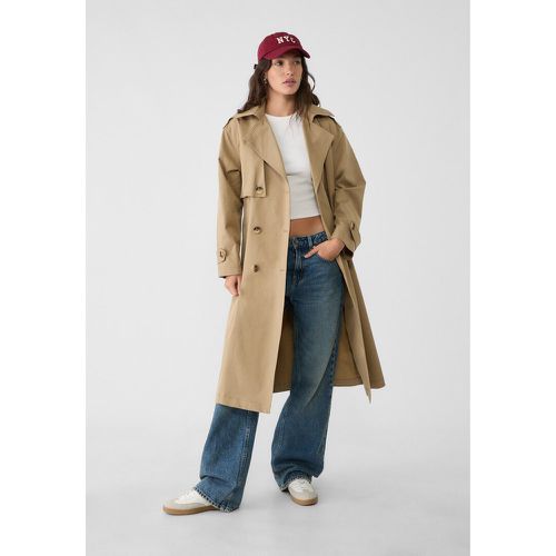 Trench long avec ceinture S - Stradivarius - Modalova